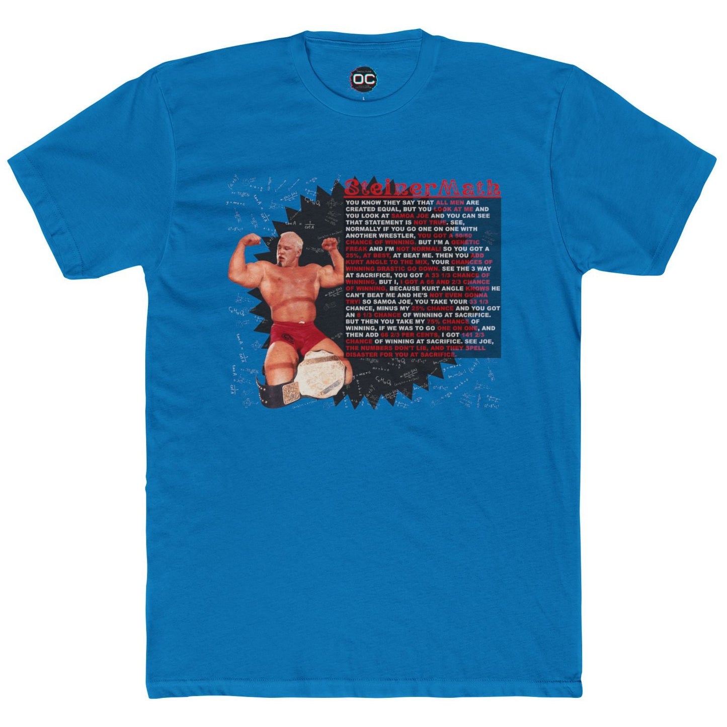 "Steiner Math" Scott Steiner T-Shirt – Because 141 2/3% of Normal Shirts Suck!