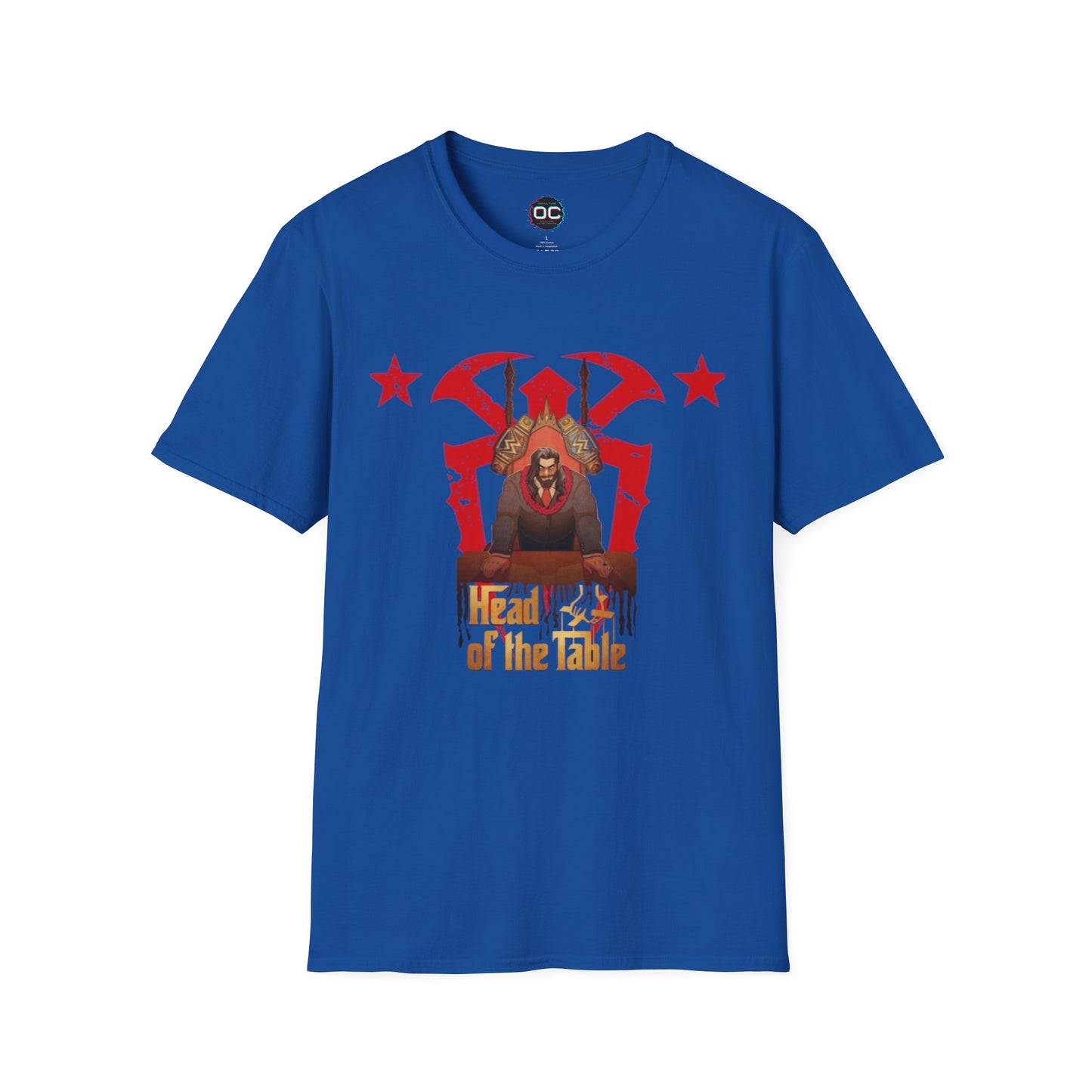 Head of the Table T-Shirt β Animated Roman Reigns in Suit | Bloodline Tribute Tee