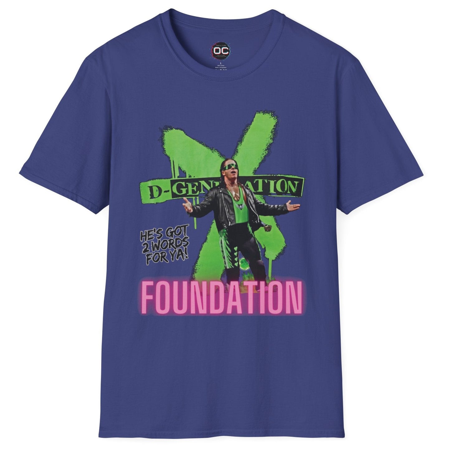 WWE Bret Hart D-generation X Unisex Softstyle T-Shirt, Wrestling Tee, Wrestling Fan Gift, Wrestling Shirt, Wrestling Apparel