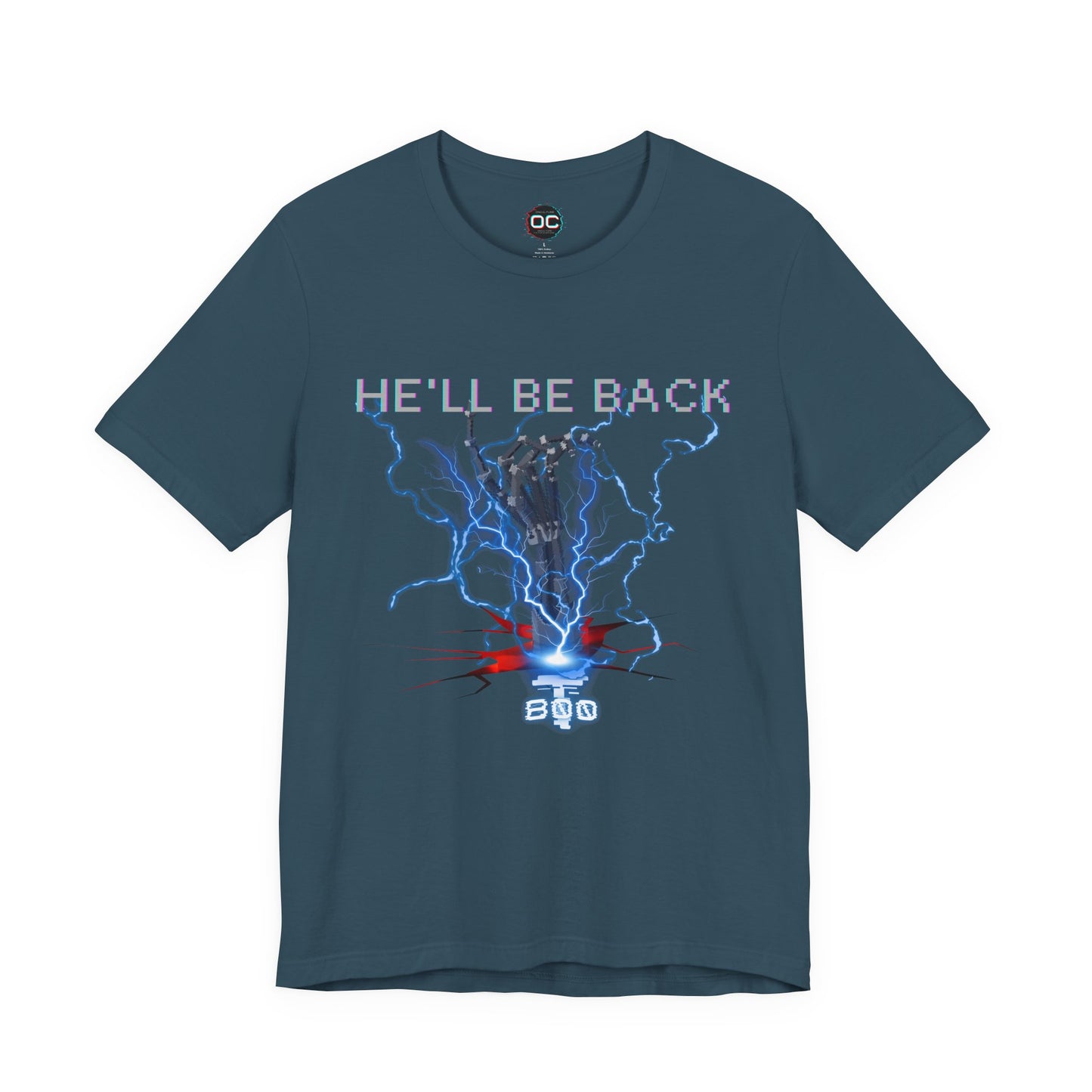 T-800 “He’ll Be Back” Edition Tee – Cybernetic Terminator Tribute T-Shirt
