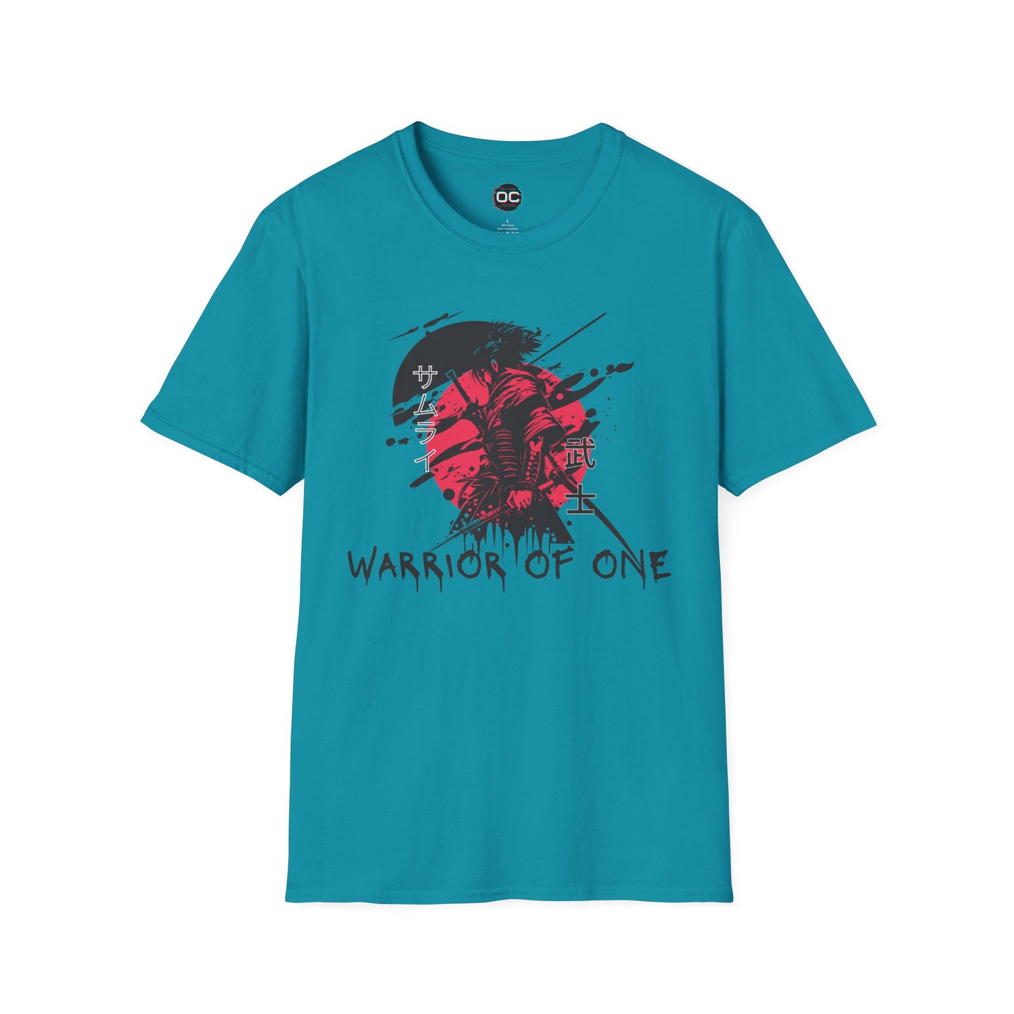 Warrior of One Samurai T-Shirt - Japanese Ink Splatter Art Tee