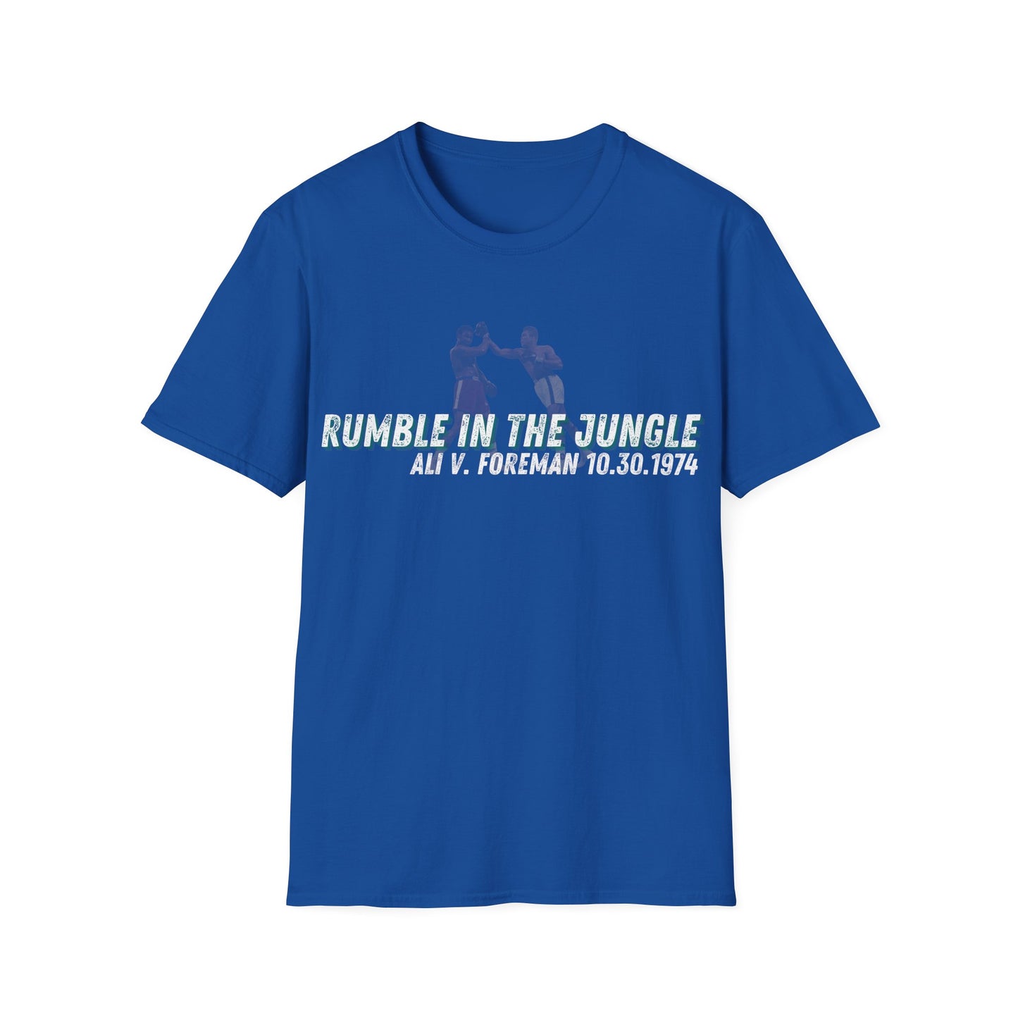 Ali vs Foreman "Rumble in the Jungle" Homage Boxing T-Shirt