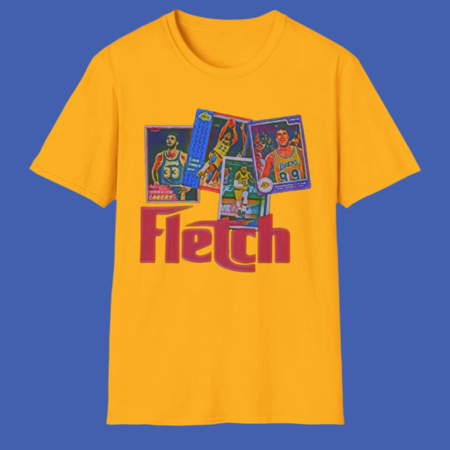 Fletch Lakers Basketball T-Shirt - Vintage Movie Homage Tee | 14 Colors | Chevy Chase Inspired