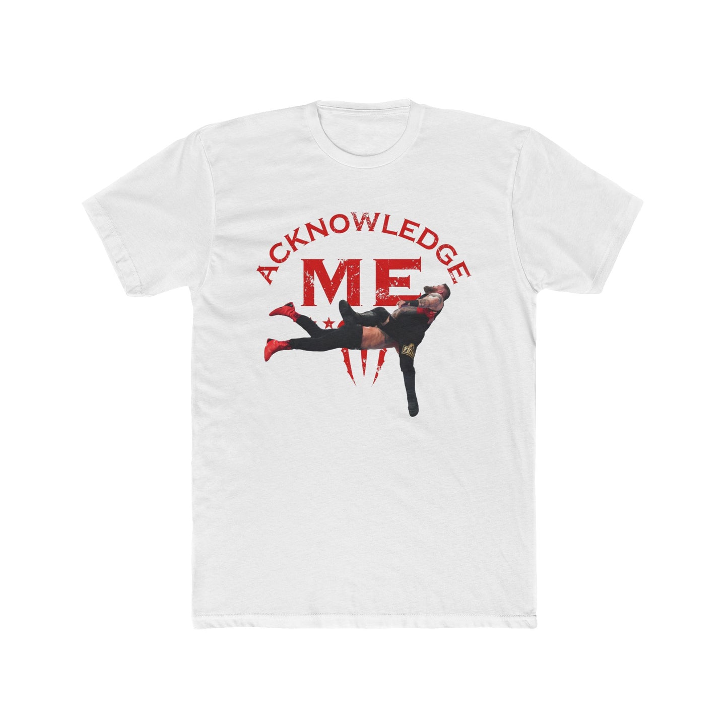 Acknowledge Me Spear T-Shirt β Roman Reigns vs Kevin Owens | WWE Tribal Chief Fan Tee