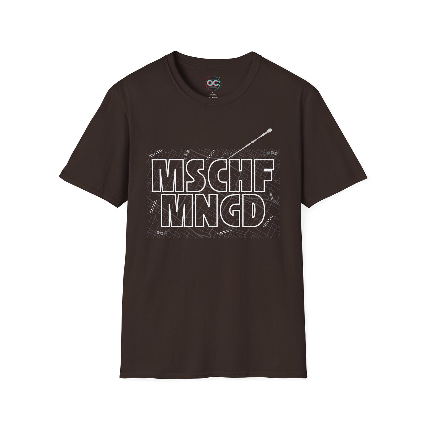 "MSCHF MNGD" Magic Map Tee – A Potter Inspired 'Mischief Managed' Tribute T-Shirt