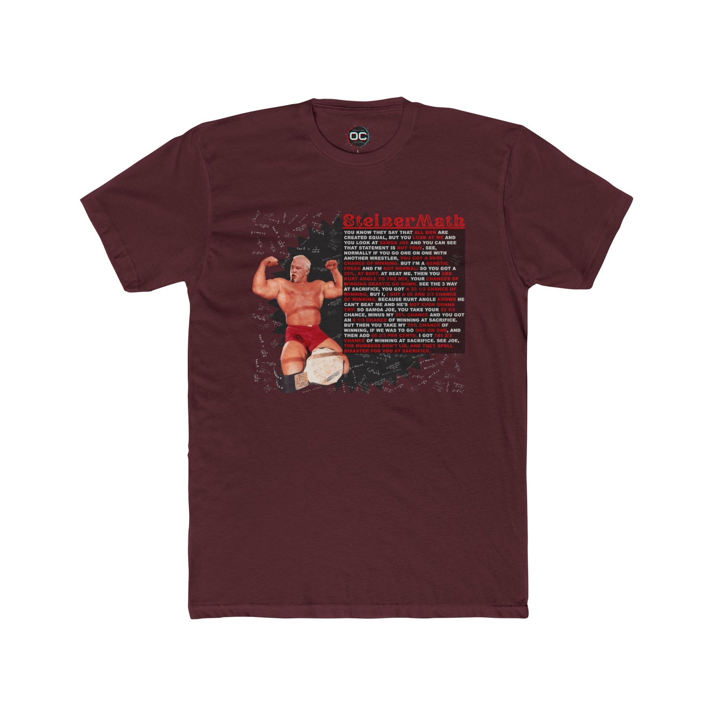 "Steiner Math" Scott Steiner T-Shirt – Because 141 2/3% of Normal Shirts Suck!