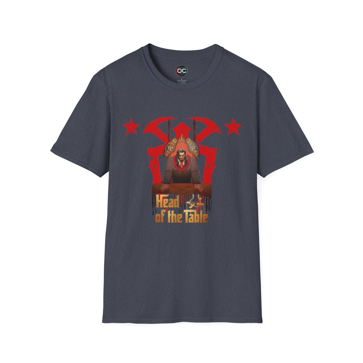 Head of the Table T-Shirt β Animated Roman Reigns in Suit | Bloodline Tribute Tee