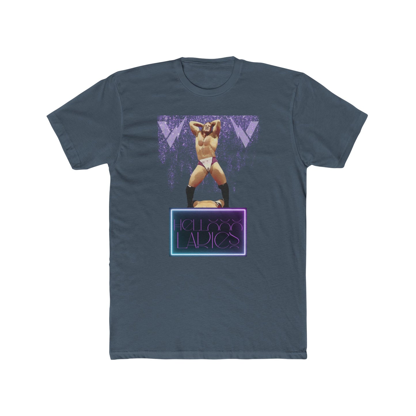 Val Venis "Hello Ladies" T-Shirt – WWF Attitude Era Tribute Tee | Gold Spark Shower + Signature Pose