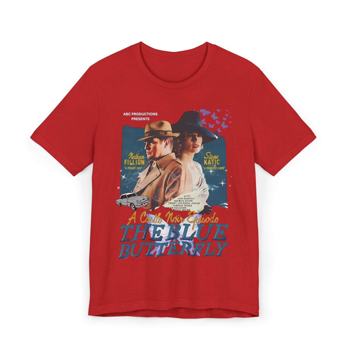 Castle TV Show Noir: The Blue Butterfly Episode T-Shirt β Retro Detective Fan Tee