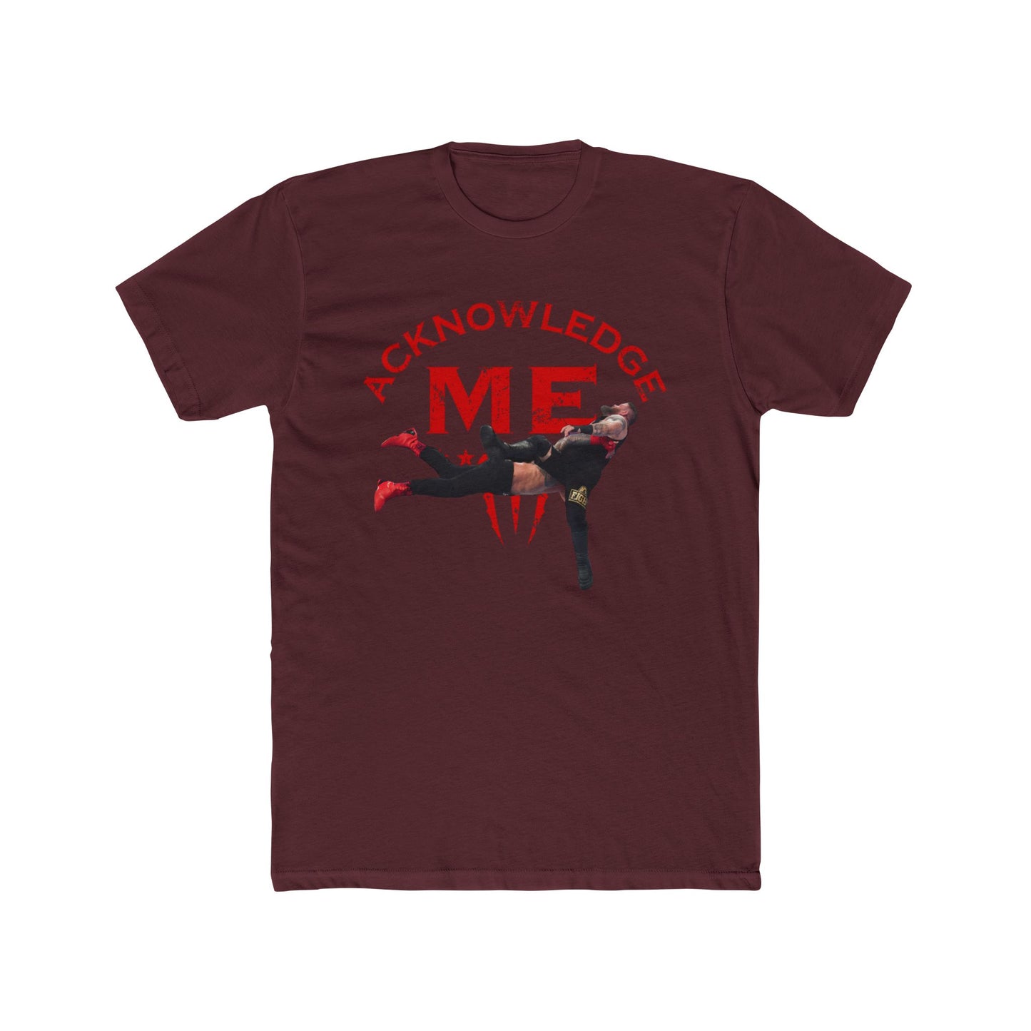 Acknowledge Me Spear T-Shirt β Roman Reigns vs Kevin Owens | WWE Tribal Chief Fan Tee