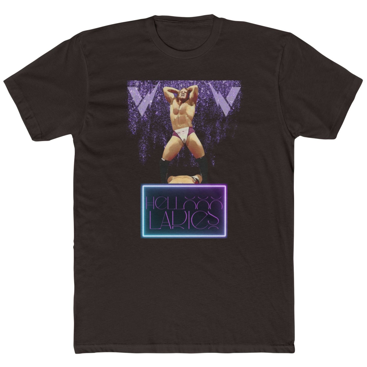 Val Venis "Hello Ladies" T-Shirt – WWF Attitude Era Tribute Tee | Gold Spark Shower + Signature Pose