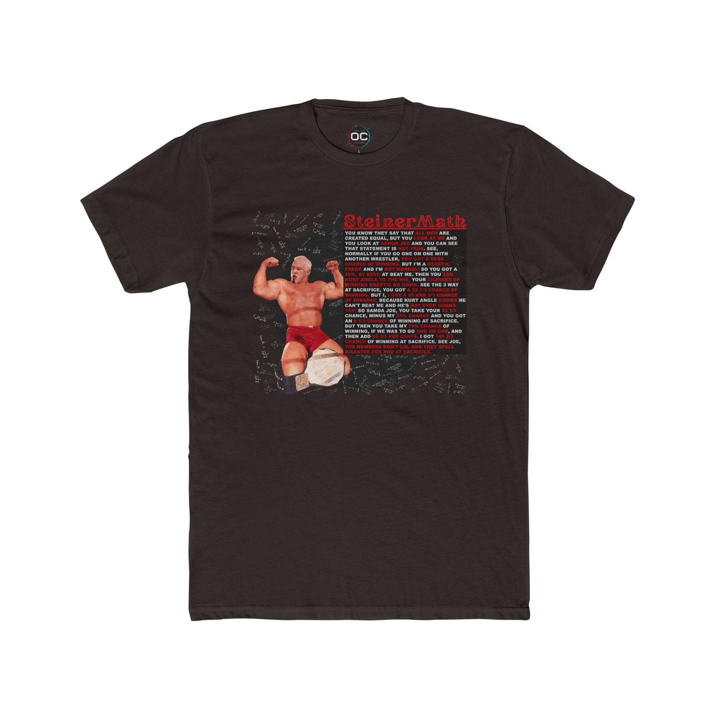 "Steiner Math" Scott Steiner T-Shirt – Because 141 2/3% of Normal Shirts Suck!
