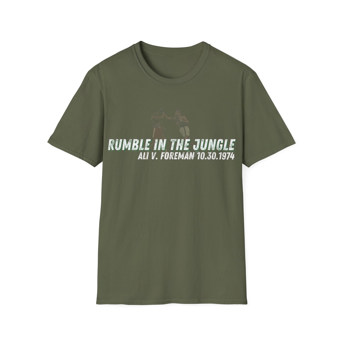 Ali vs Foreman "Rumble in the Jungle" Homage Boxing T-Shirt