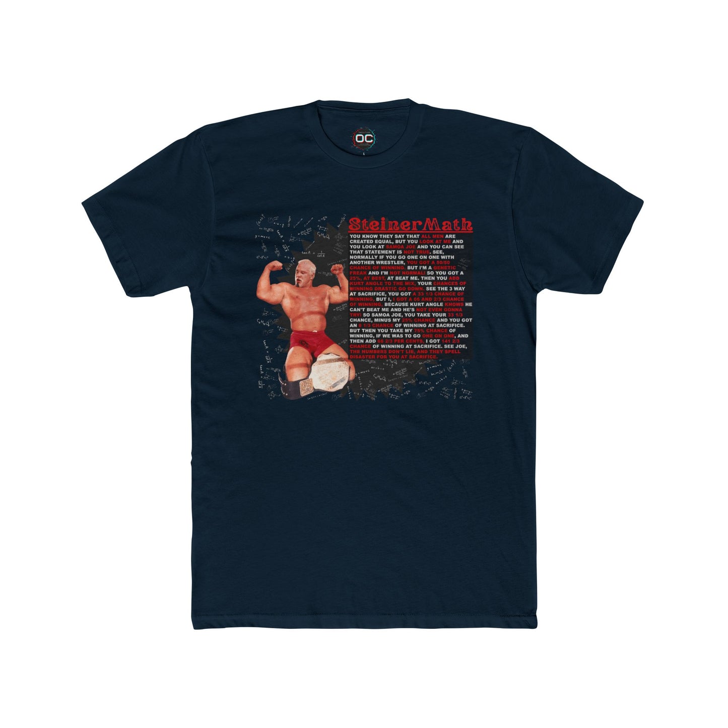 "Steiner Math" Scott Steiner T-Shirt – Because 141 2/3% of Normal Shirts Suck!