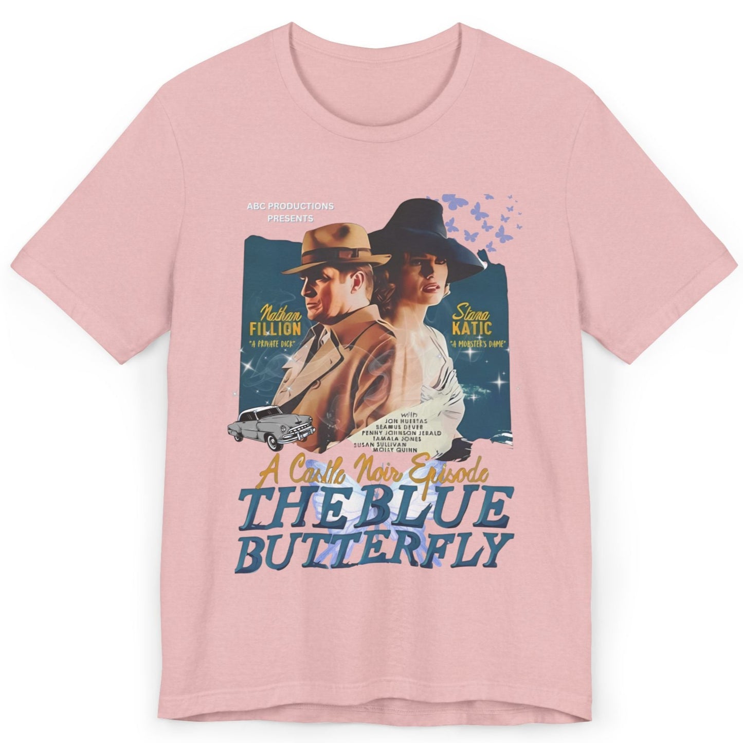 Castle TV Show Noir: The Blue Butterfly Episode T-Shirt β Retro Detective Fan Tee