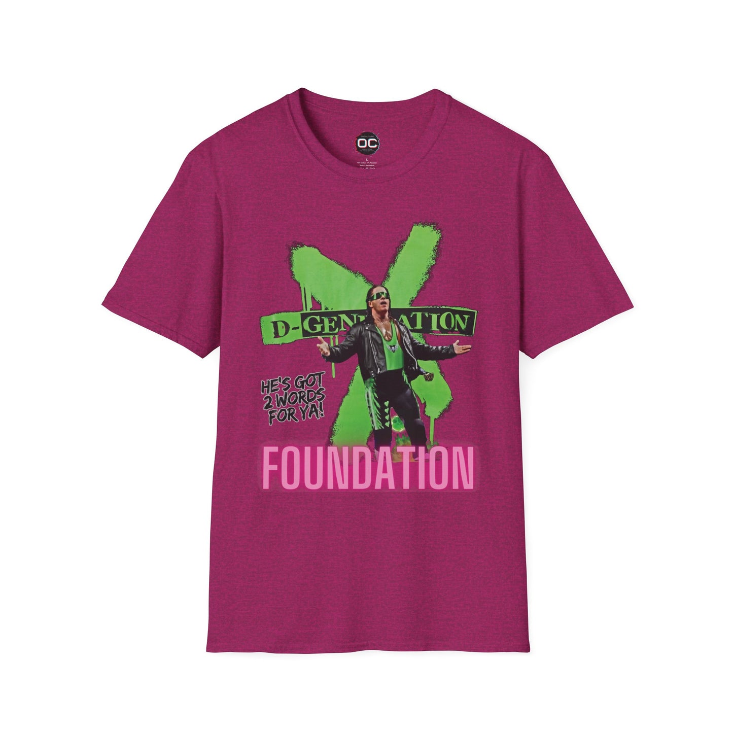 WWE Bret Hart D-generation X Unisex Softstyle T-Shirt, Wrestling Tee, Wrestling Fan Gift, Wrestling Shirt, Wrestling Apparel