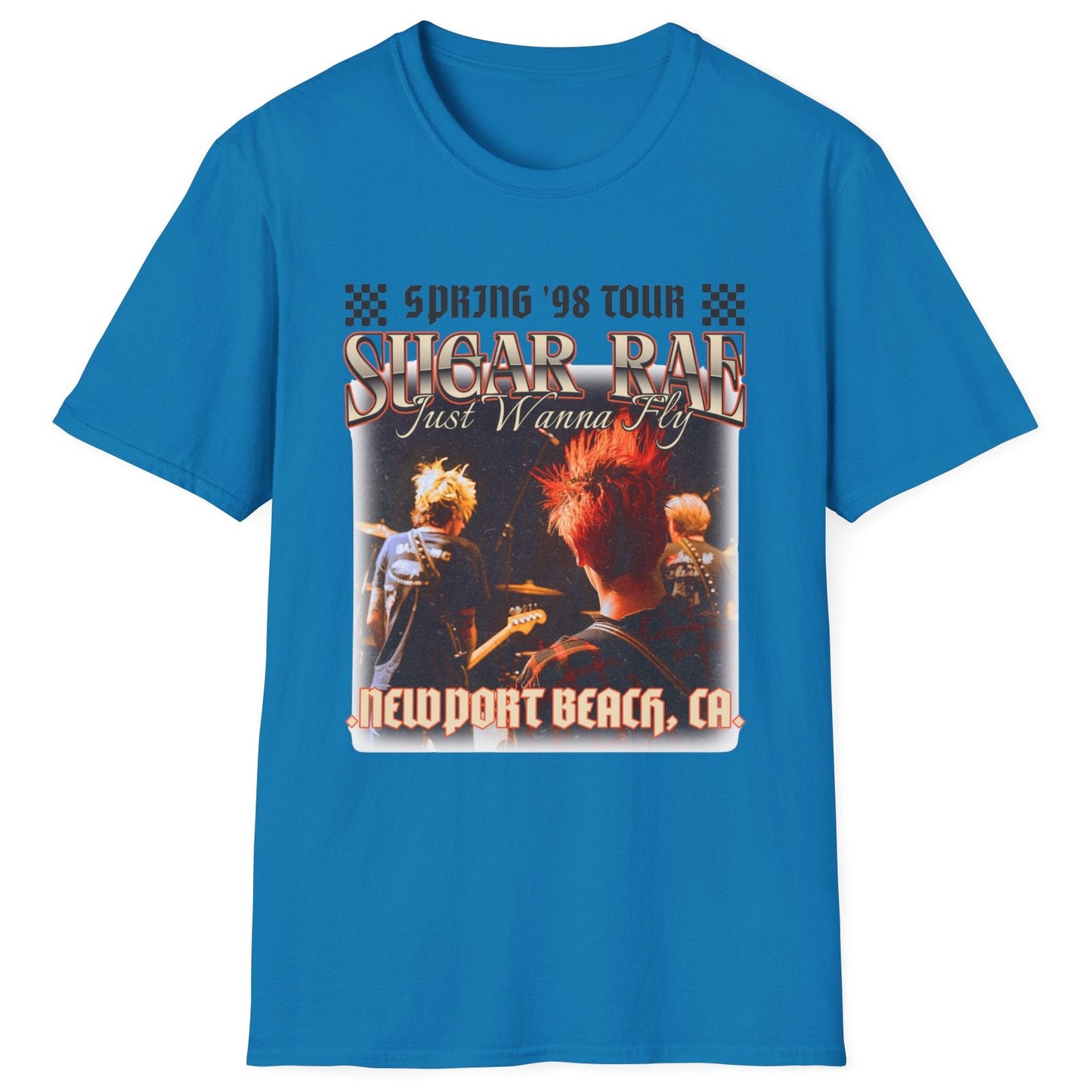 Sugar Rae: Spring '98 Tour T-Shirt β Funny Sugar Ray Band Parody Tee | 90s Concert Spoof Design