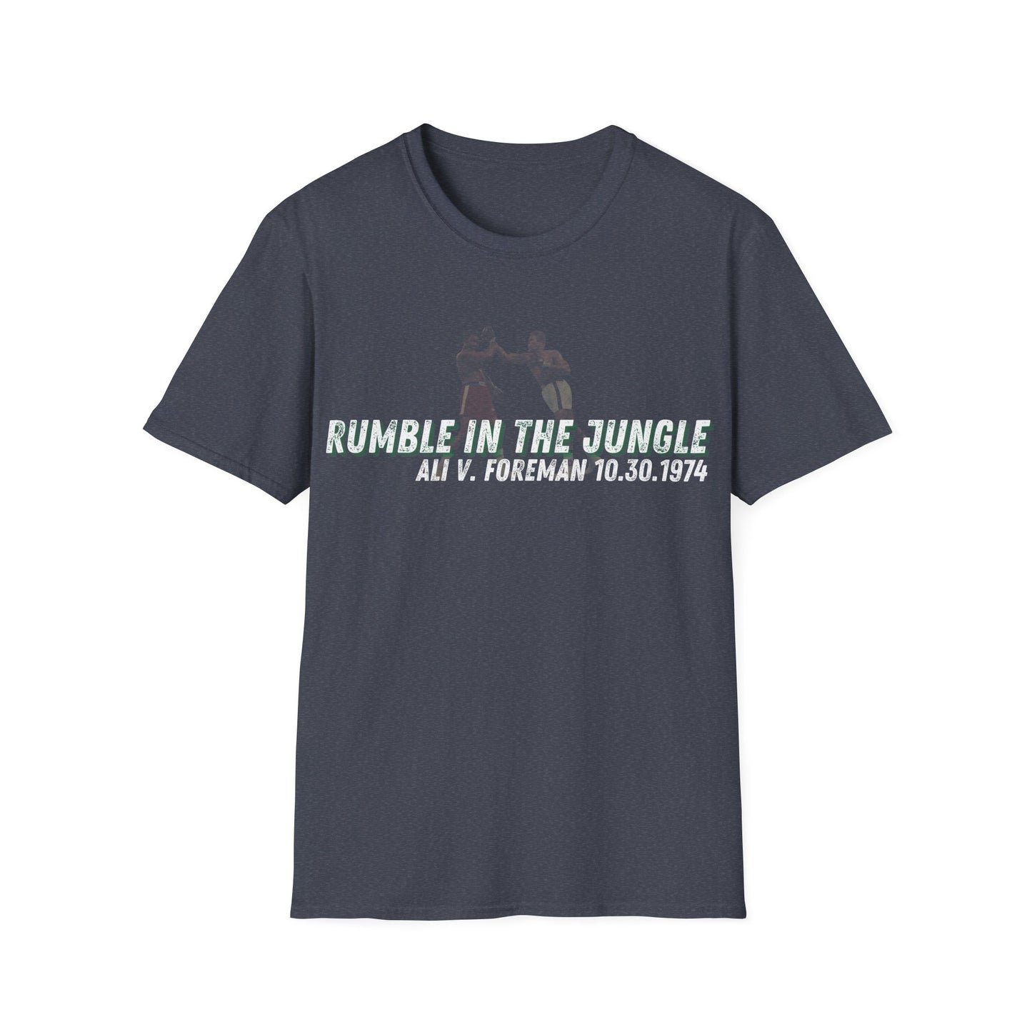 Ali vs Foreman "Rumble in the Jungle" Homage Boxing T-Shirt
