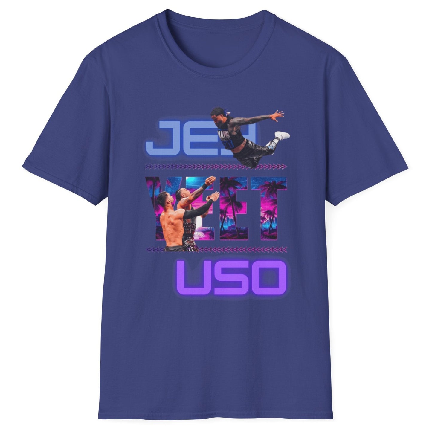 Jey Uso "YEET" Splash T-Shirt - High-Flying WWE Action Tee