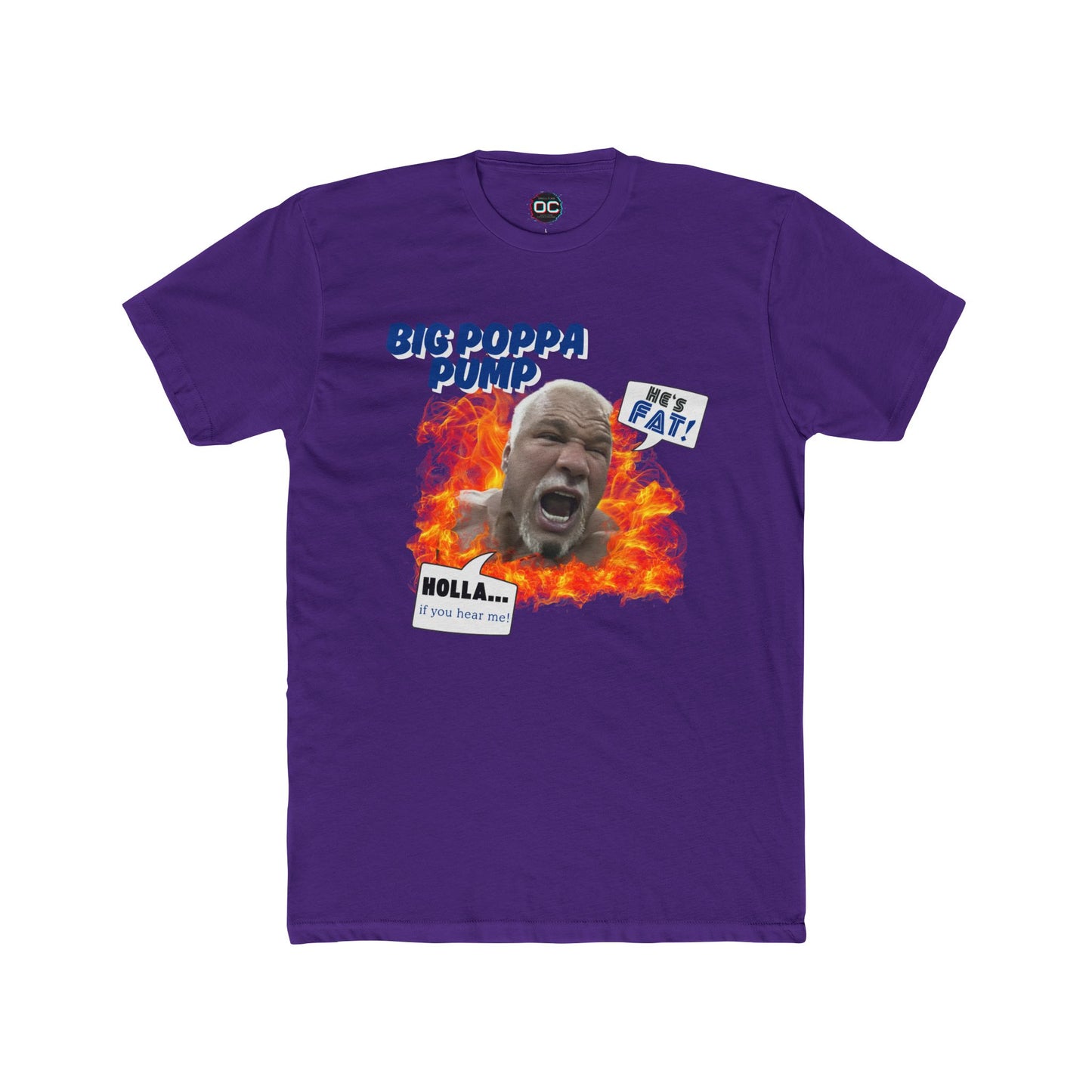 "HE'S FAT! HOLLA IF YOU HEAR ME!" Scott Steiner T-Shirt β The Greatest Math Lesson in Wrestling History!