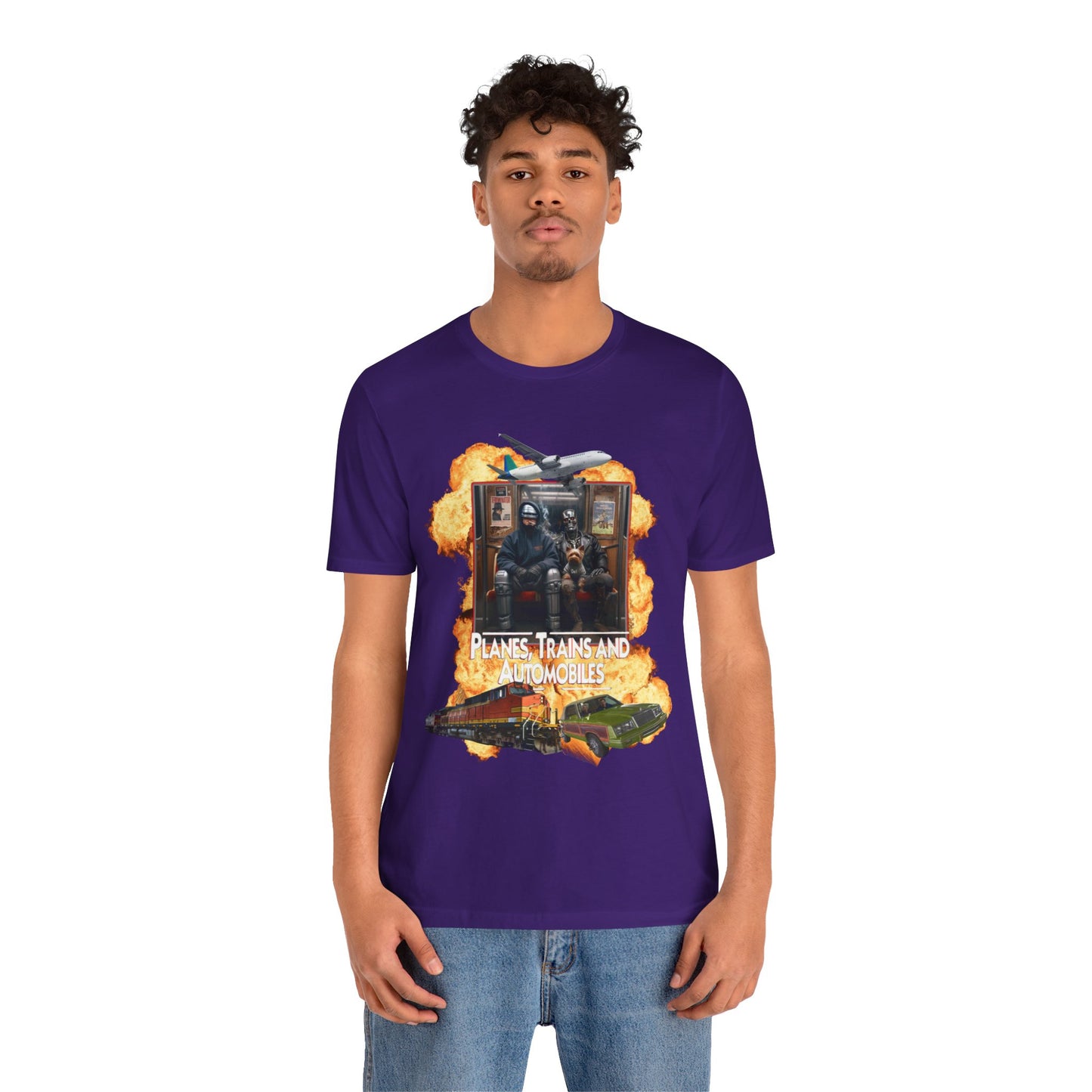 Planes, Trains & Cyborgs Tee – Robocop & Terminator Mashup T-Shirt