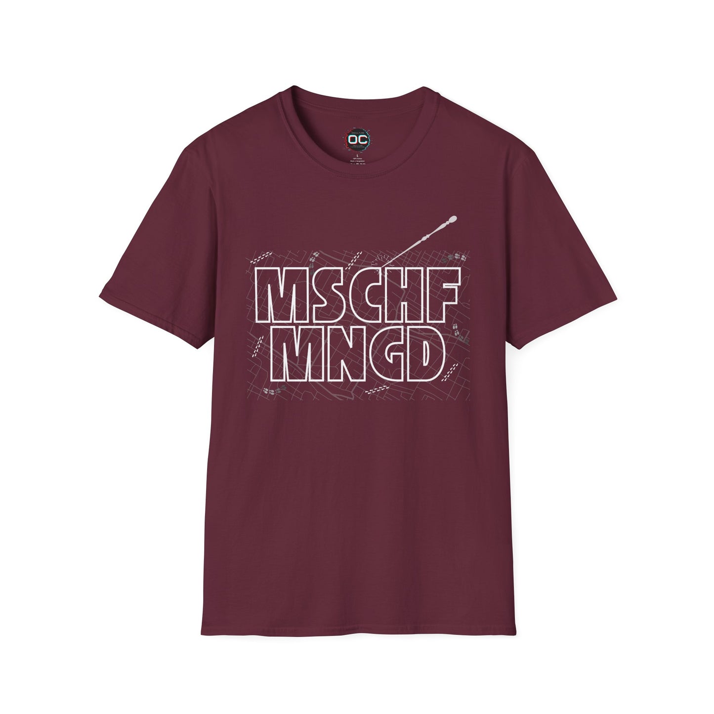 "MSCHF MNGD" Magic Map Tee – A Potter Inspired 'Mischief Managed' Tribute T-Shirt