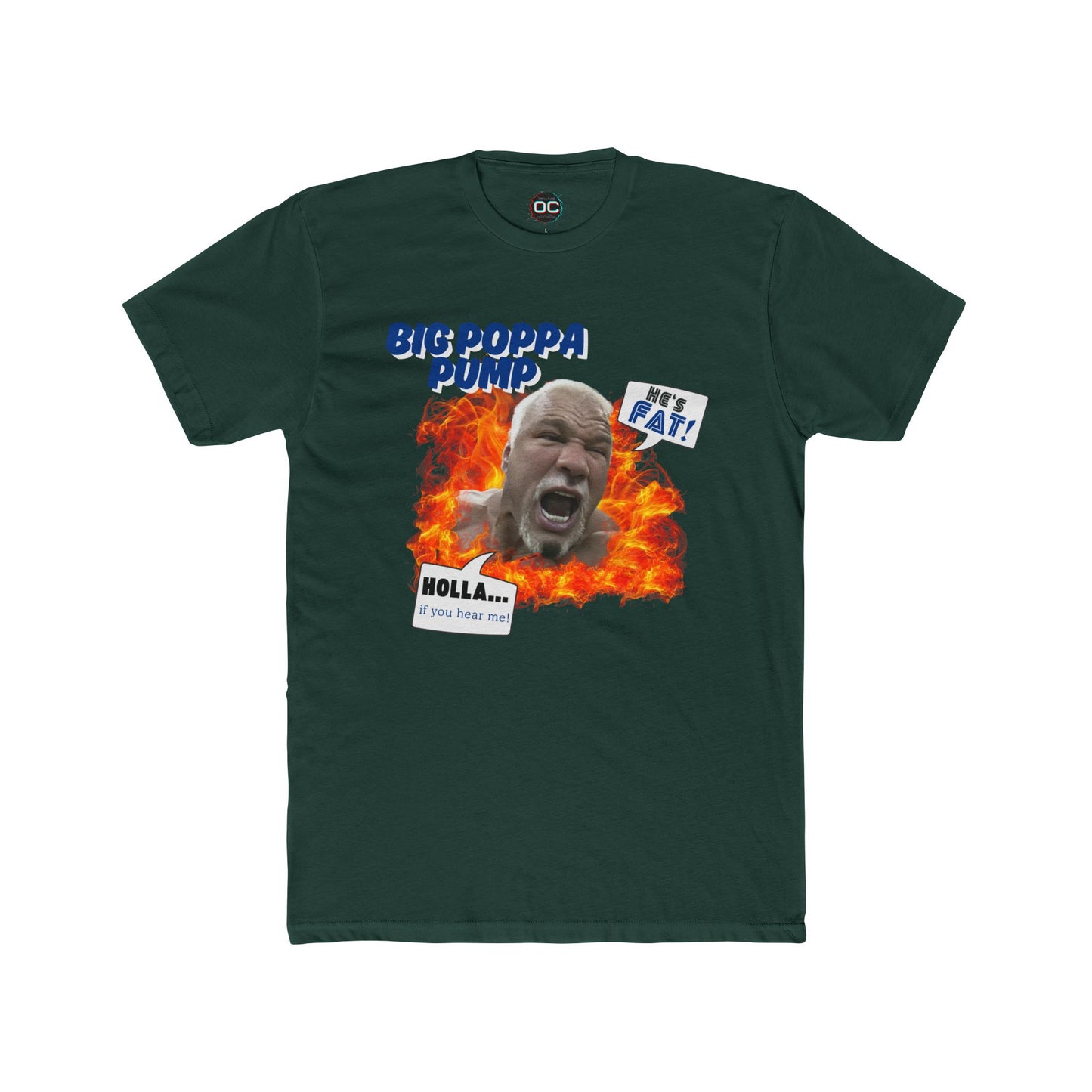 "HE'S FAT! HOLLA IF YOU HEAR ME!" Scott Steiner T-Shirt β The Greatest Math Lesson in Wrestling History!
