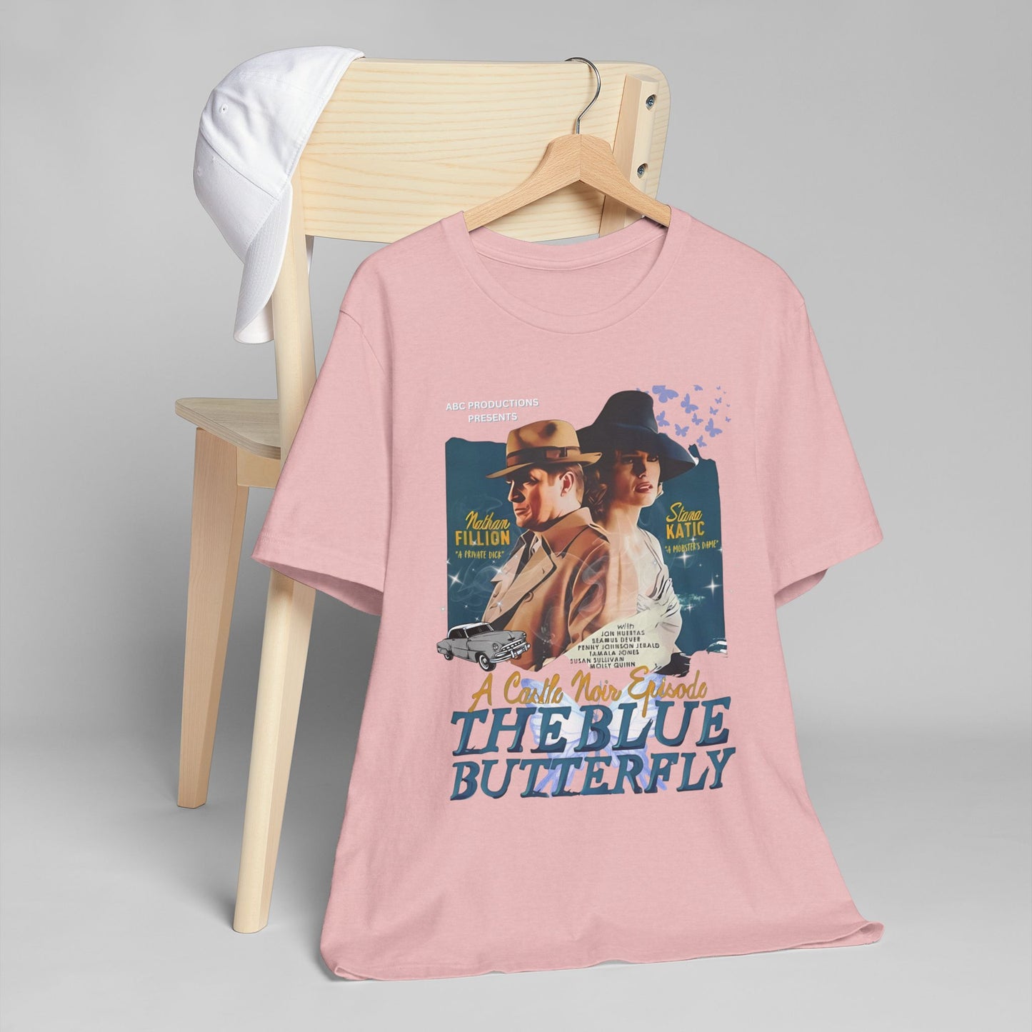 Castle TV Show Noir: The Blue Butterfly Episode T-Shirt β Retro Detective Fan Tee