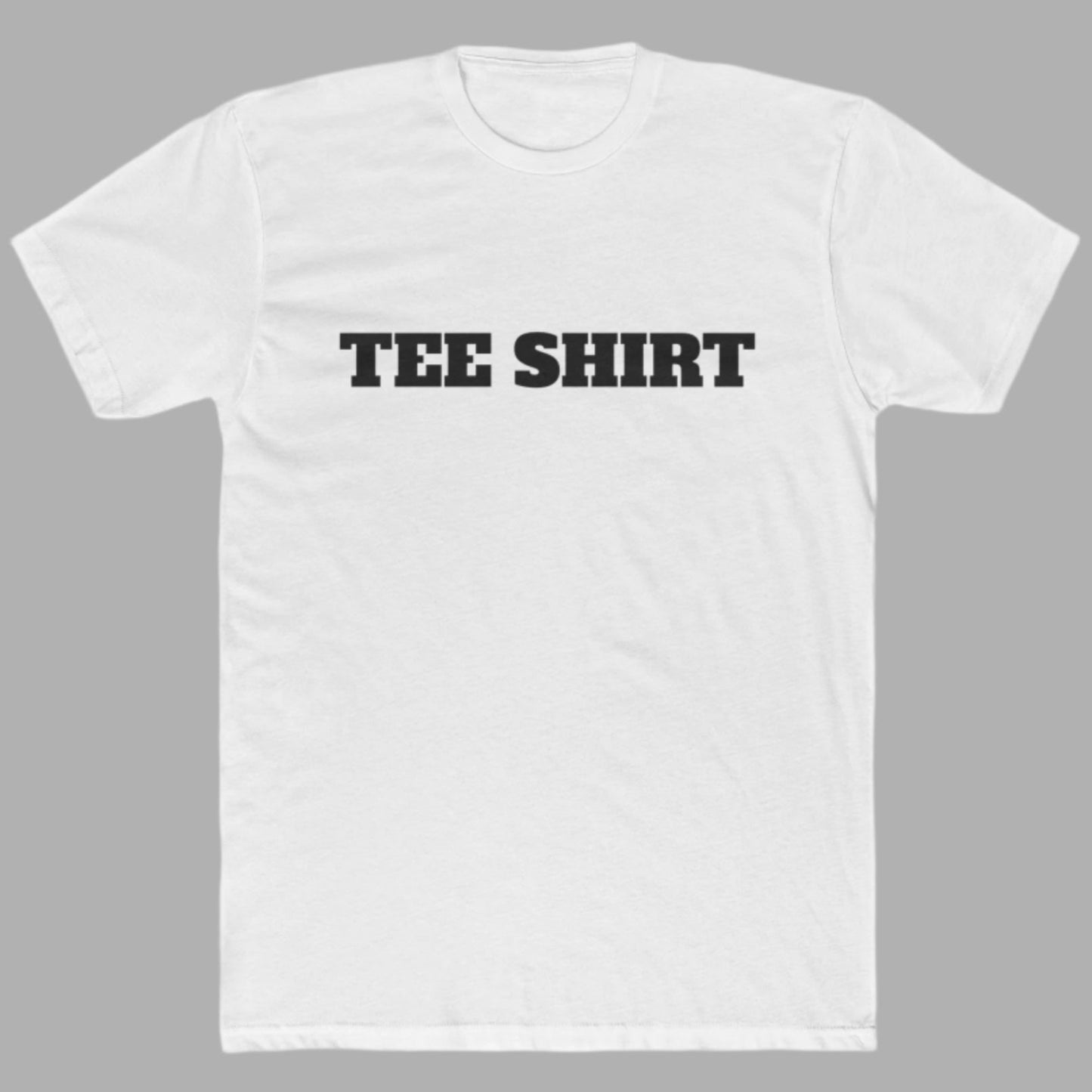 "TEE SHIRT" Funny Minimalist T-Shirt β Ironic Tee for The Sarcastic and Those That Like to State the Obvious
