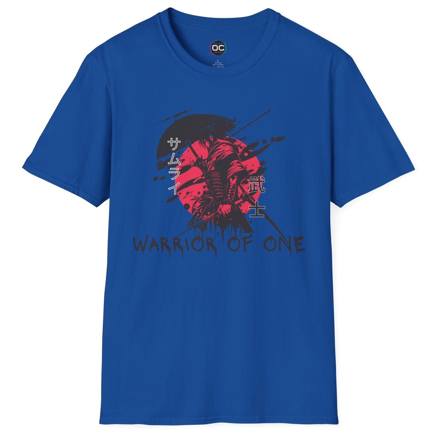 Warrior of One Samurai T-Shirt - Japanese Ink Splatter Art Tee