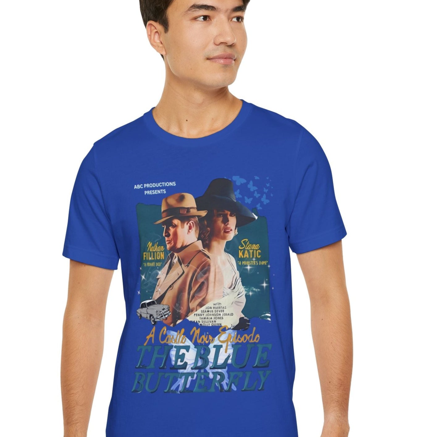 Castle TV Show Noir: The Blue Butterfly Episode T-Shirt β Retro Detective Fan Tee