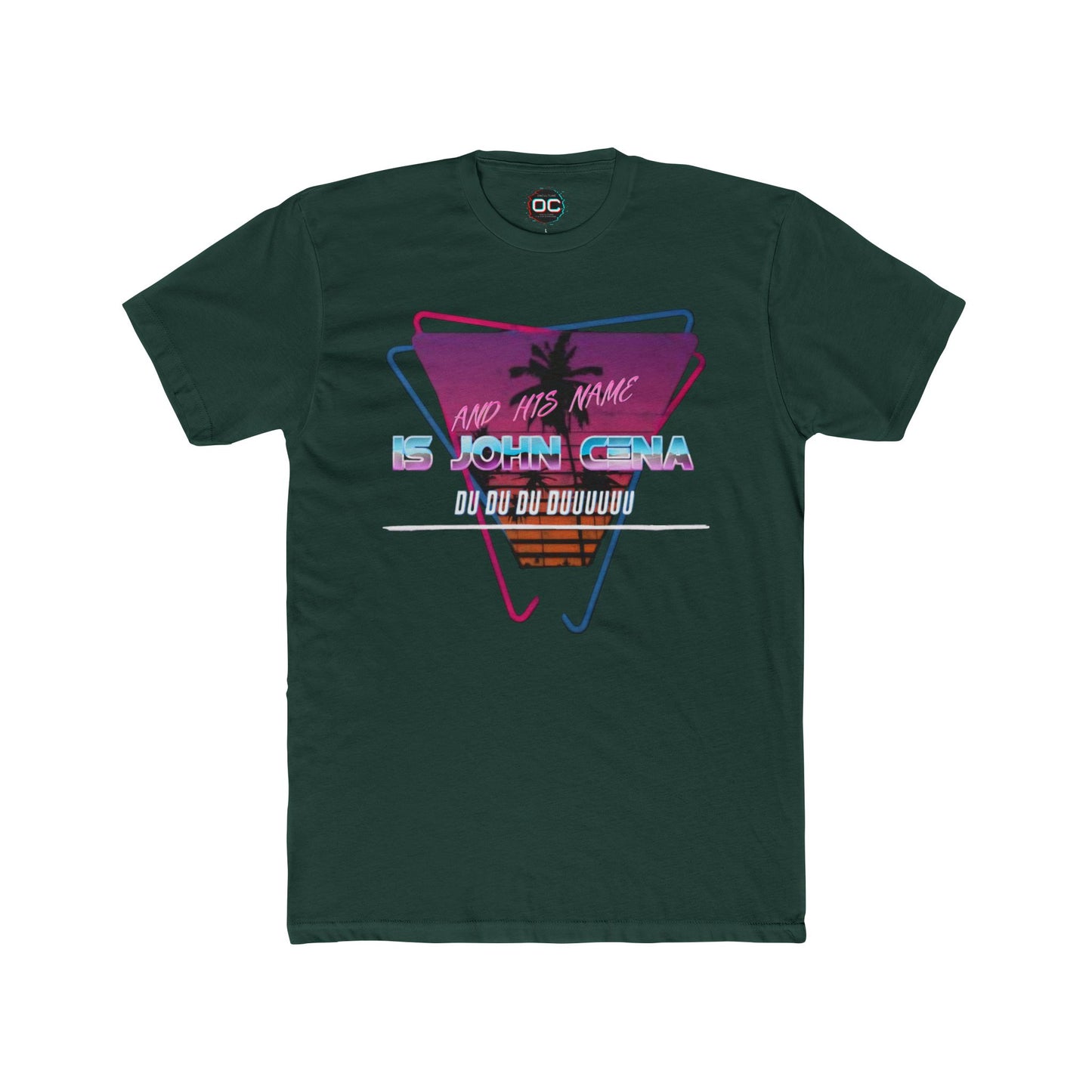 John Cena Meme T-Shirt - Retro 80s 'And His Name Is' Design | An IWC Inspired Funny Wrestling Tee