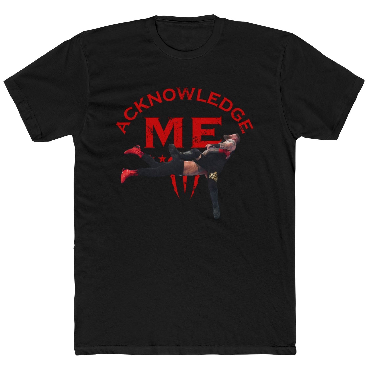 Acknowledge Me Spear T-Shirt β Roman Reigns vs Kevin Owens | WWE Tribal Chief Fan Tee