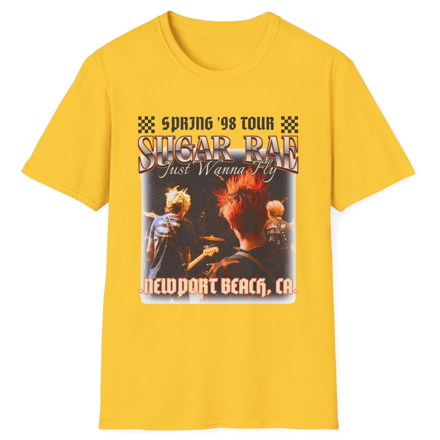 Sugar Rae: Spring '98 Tour T-Shirt β Funny Sugar Ray Band Parody Tee | 90s Concert Spoof Design