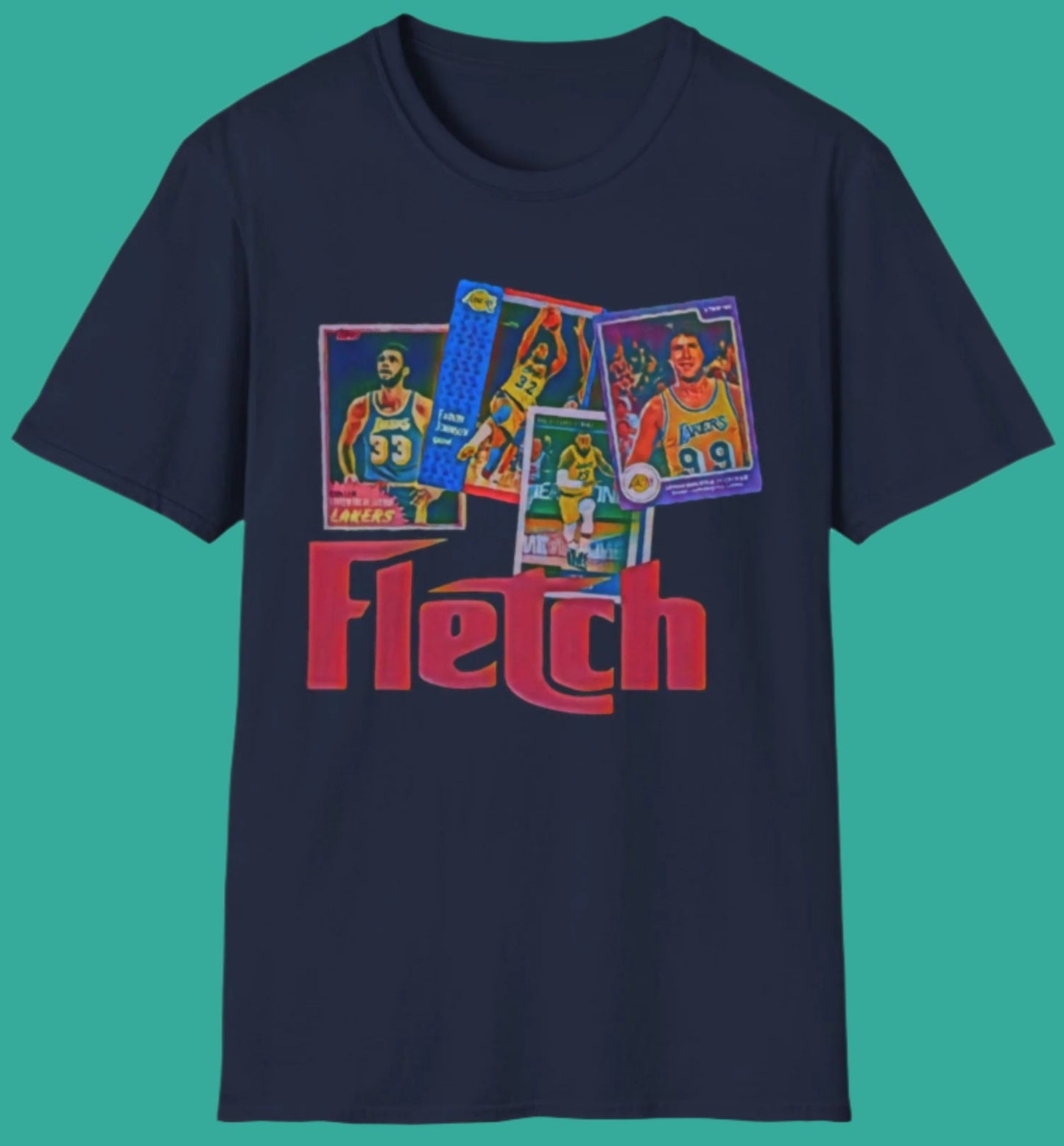 Fletch Lakers Basketball T-Shirt - Vintage Movie Homage Tee | 14 Colors | Chevy Chase Inspired