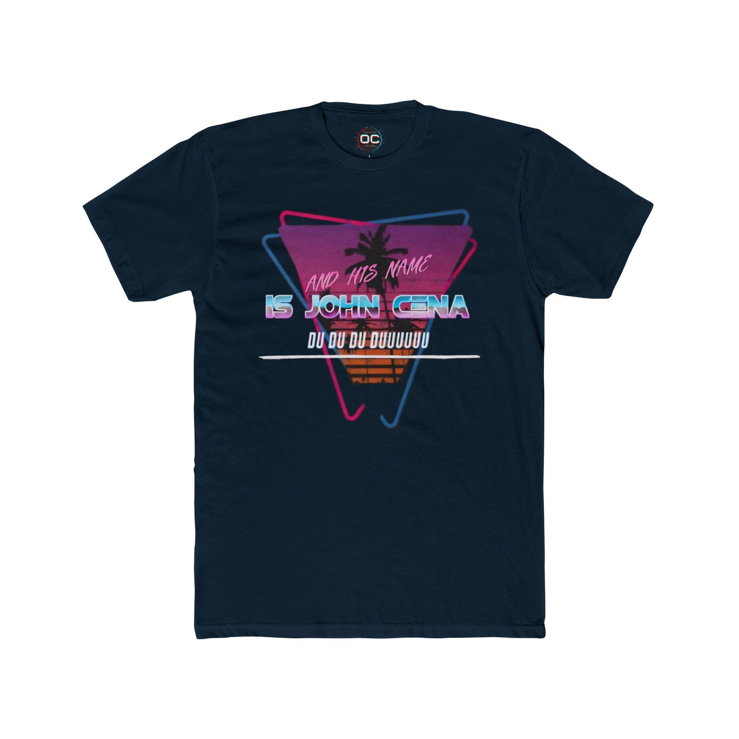 John Cena Meme T-Shirt - Retro 80s 'And His Name Is' Design | An IWC Inspired Funny Wrestling Tee