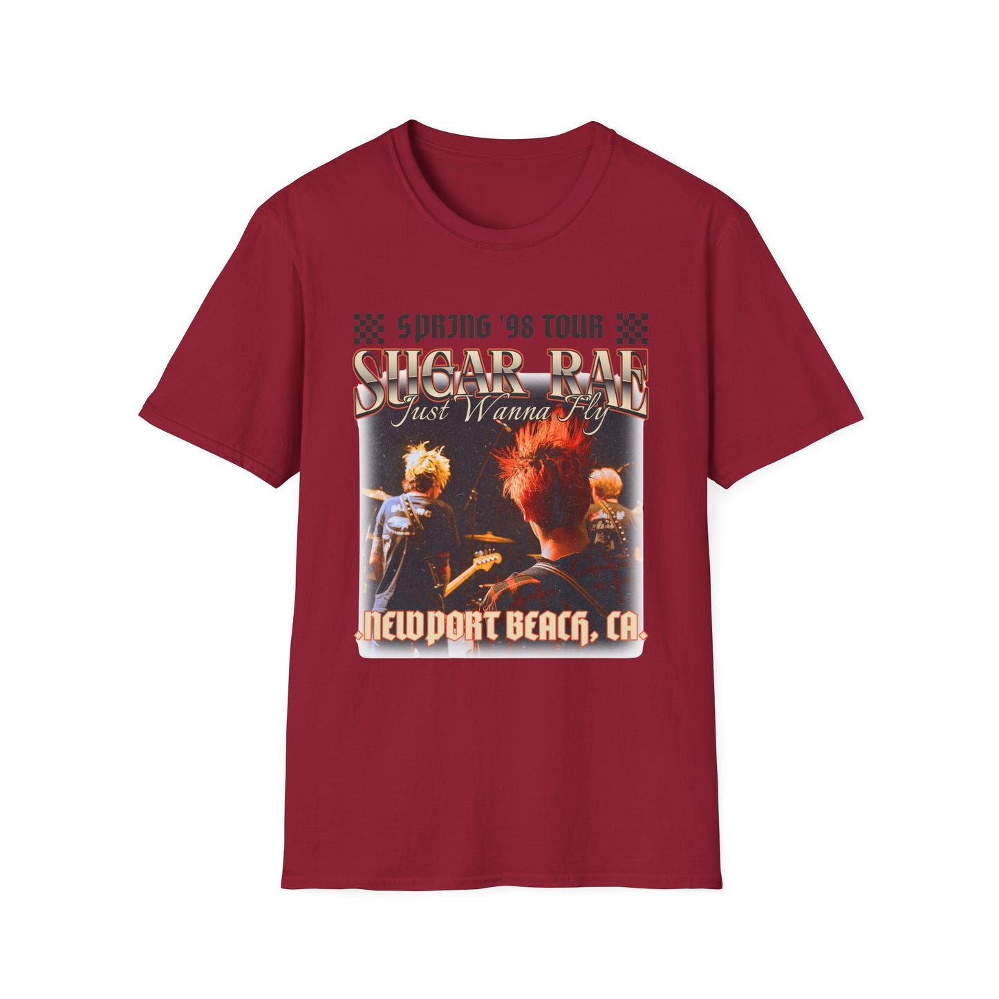 Sugar Rae: Spring '98 Tour T-Shirt β Funny Sugar Ray Band Parody Tee | 90s Concert Spoof Design