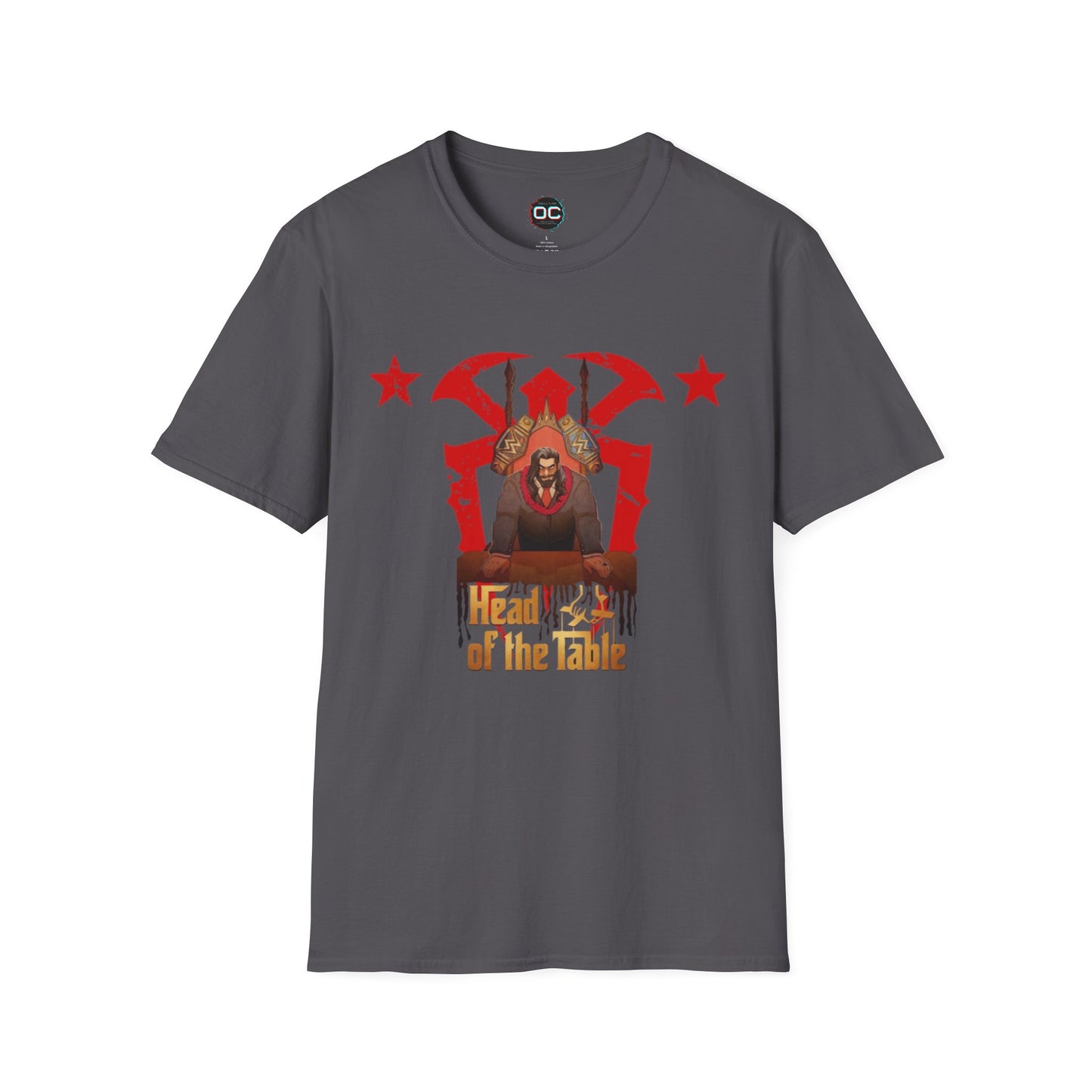 Head of the Table T-Shirt β Animated Roman Reigns in Suit | Bloodline Tribute Tee