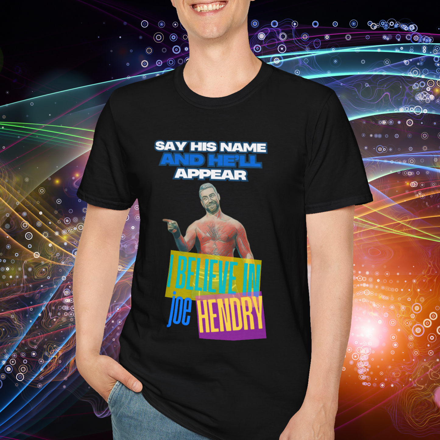 Homage to THE Joe Hendry, Pro Wrestling T-Shirt - Because The One Thing missing from Pro Wrestling is Pop Music!