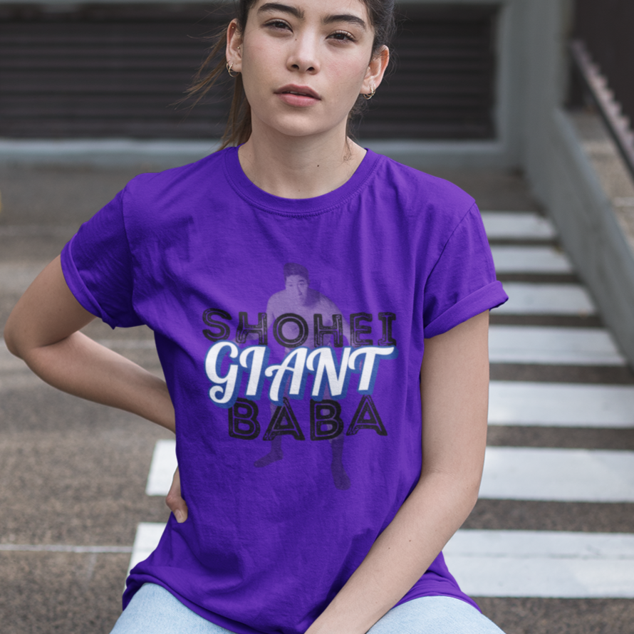 Giant Baba Vintage Wrestling Tee – 1970s AJPW Icon Retro Shirt