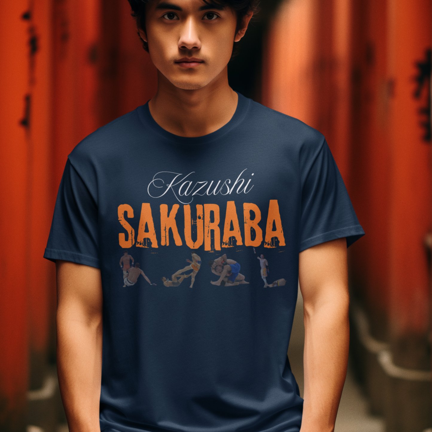 Kazushi Sakuraba "Saku" Tribute T-Shirt – PrideFC Legend Homage | MMA Retro Icon Tee