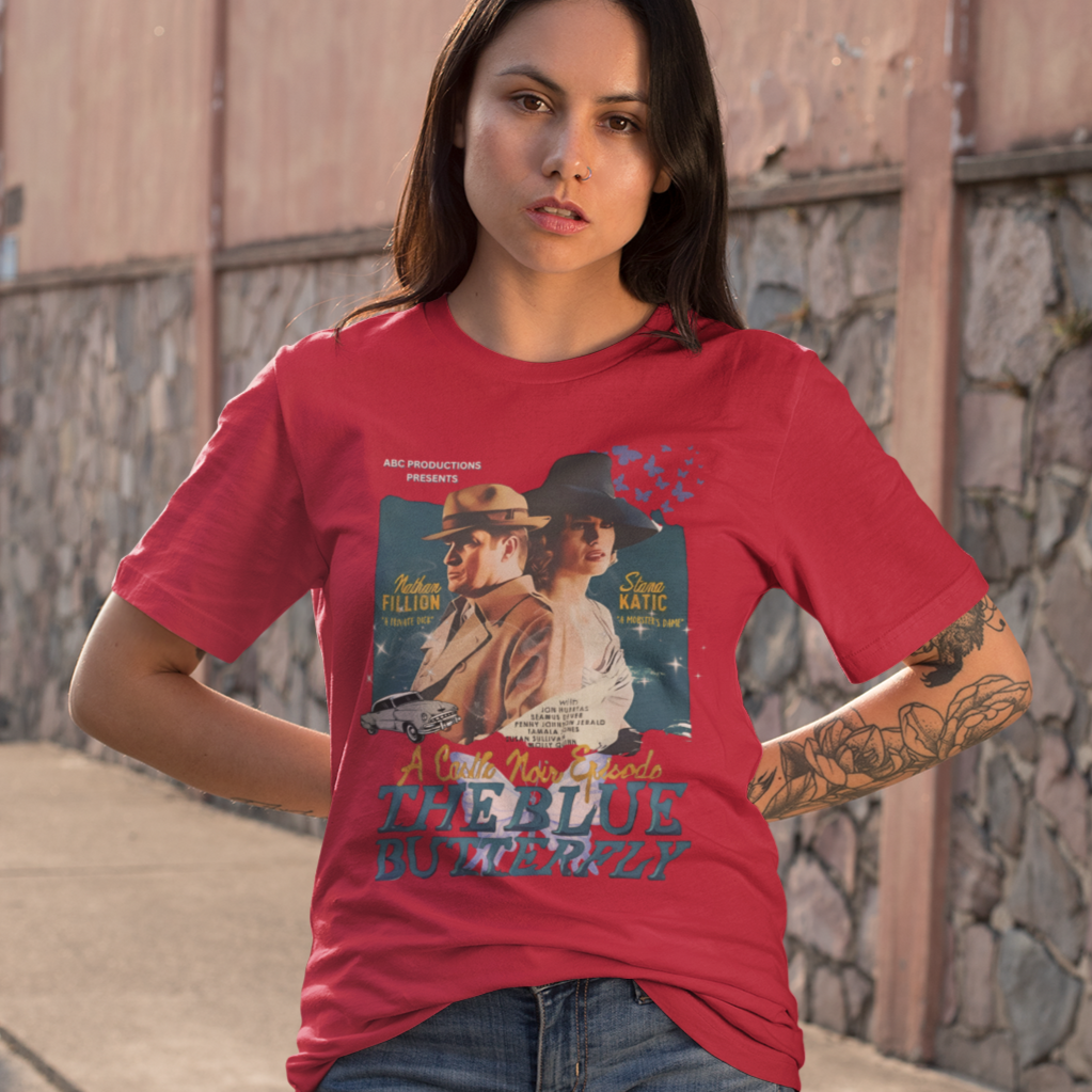 Castle TV Show Noir: The Blue Butterfly Episode T-Shirt β Retro Detective Fan Tee