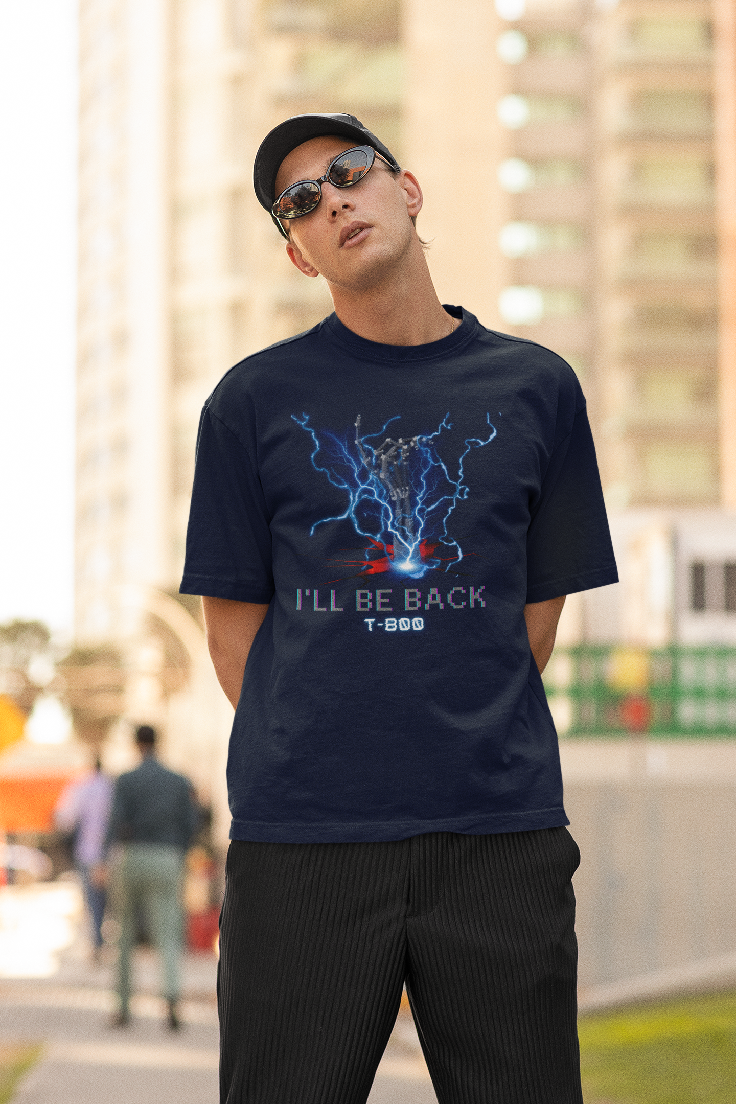 T-800 “He’ll Be Back” Edition Tee – Cybernetic Terminator Tribute T-Shirt