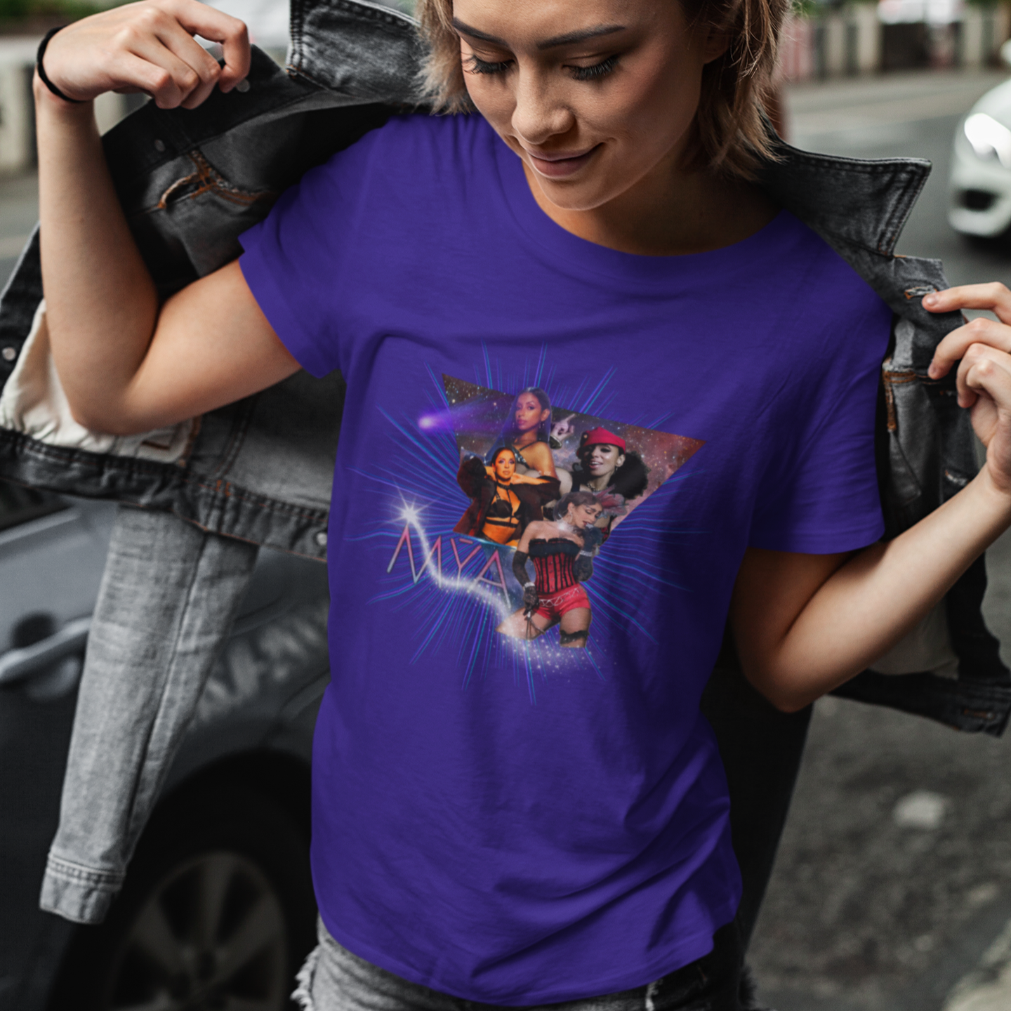 Mýa Tribute T-Shirt – 90s R&B Legend Fan Tee | Space Vibes & Quadruple Icon Design