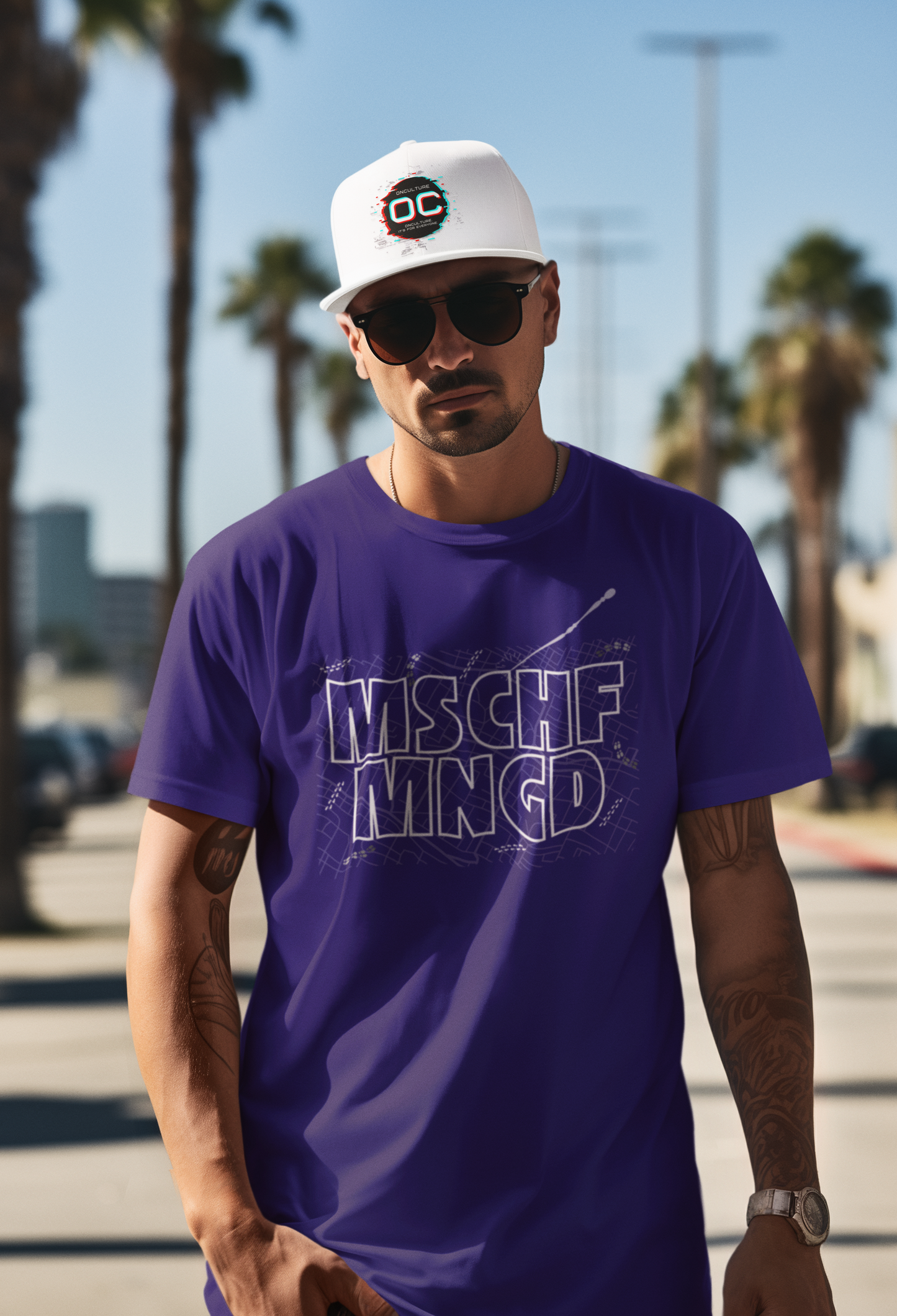 "MSCHF MNGD" Magic Map Tee – A Potter Inspired 'Mischief Managed' Tribute T-Shirt