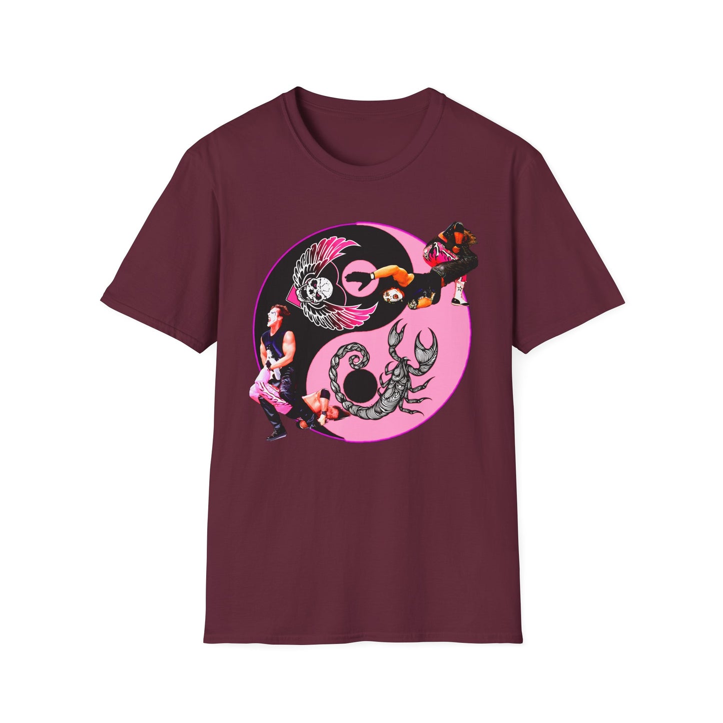 Sharpshooter vs Scorpion Deathlock TShirt - Bret Hart vs Sting