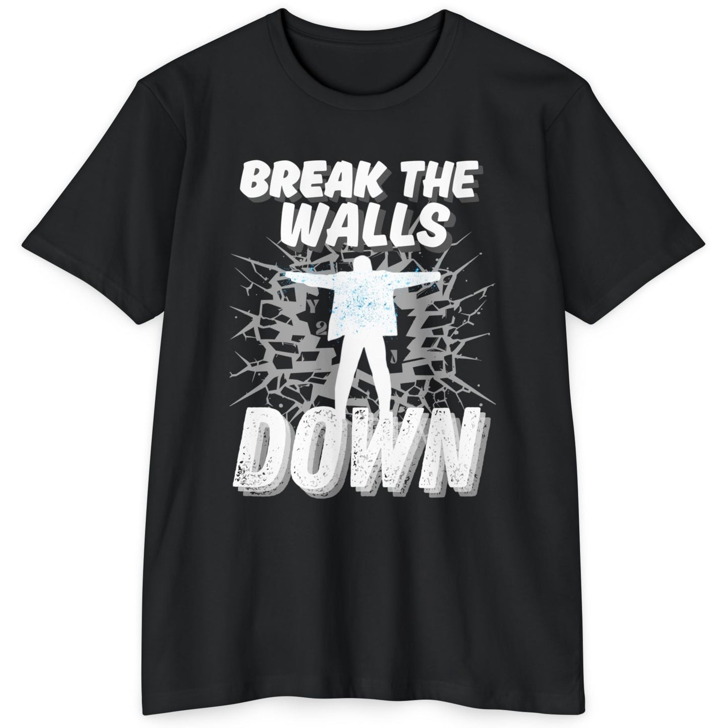 Chris Jericho 'Break The Walls Down' T-Shirt - Light-Up Jacket Inspired Wrestling Tee