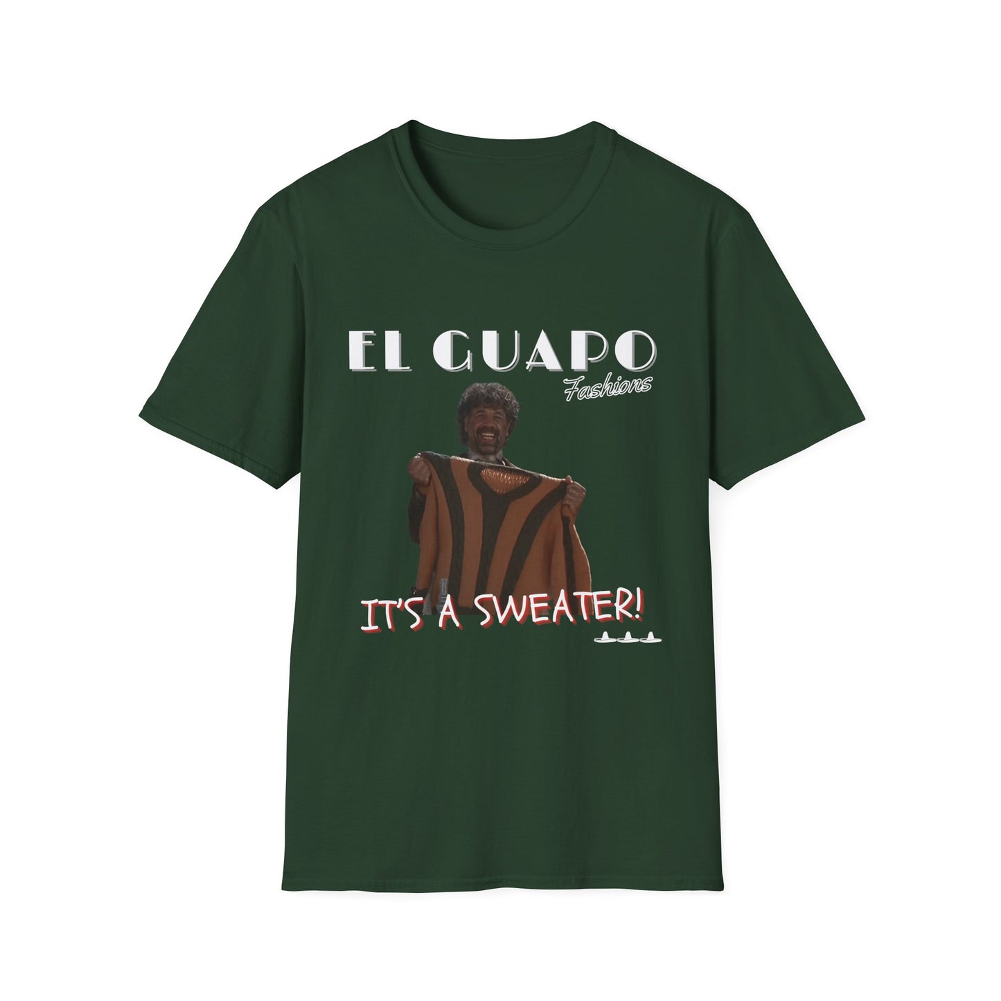 The Three Amigos "El Guapo Fashions" Tee – “It’s a Sweater!” Movie Edition