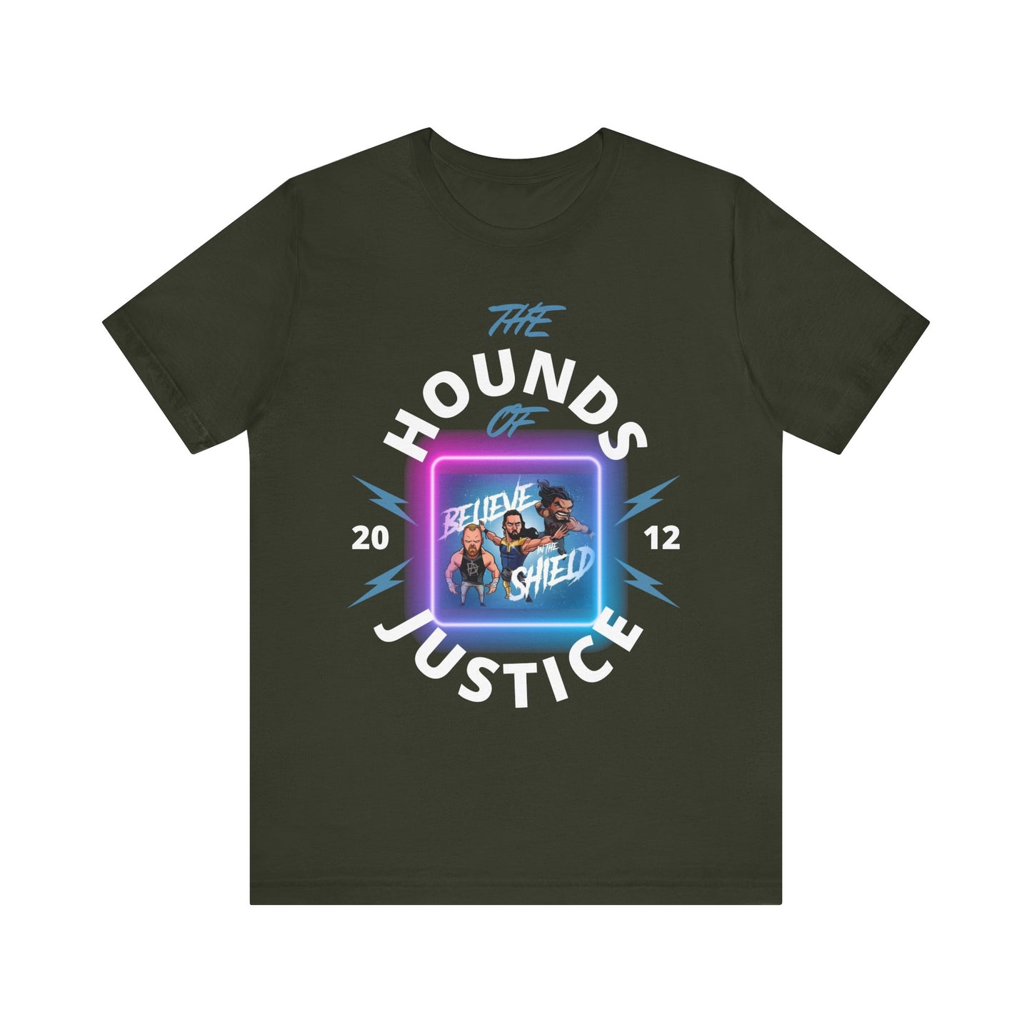 The Hounds of Justice 2012 Tee | Animated Roman, Seth, & Dean Design for The SHIELD Stans