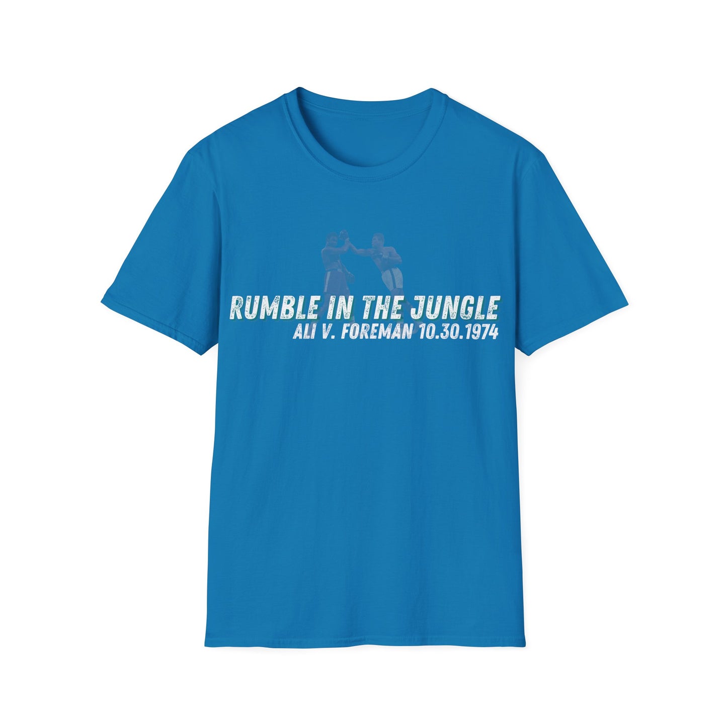 Ali vs Foreman "Rumble in the Jungle" Homage Boxing T-Shirt